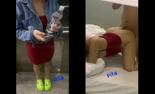 Poster of Làm 2 shot không bao xuất tinh trong rồi đưa em đi ăn – Checker Pita